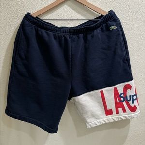 Supreme / Lacoste Side Panel Shorts FW19 Blue L